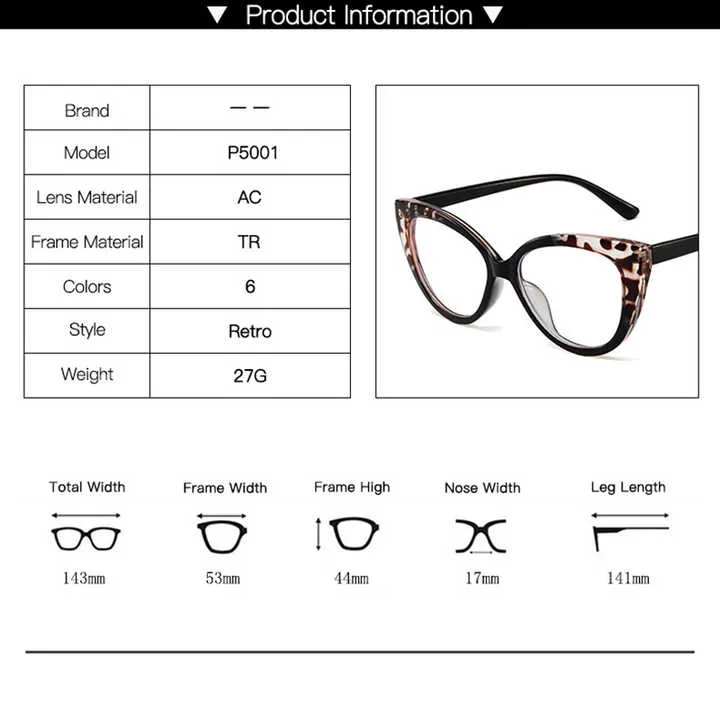 لنظارات إطارات الإناث النساء  For women female glasses frames