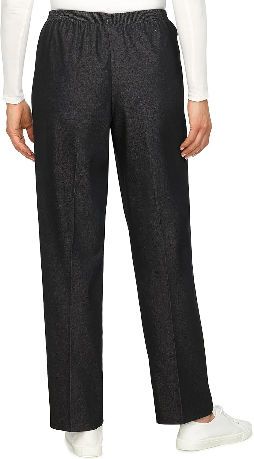 Alfred Dunner Women's Petite Short Denim Jean Pant