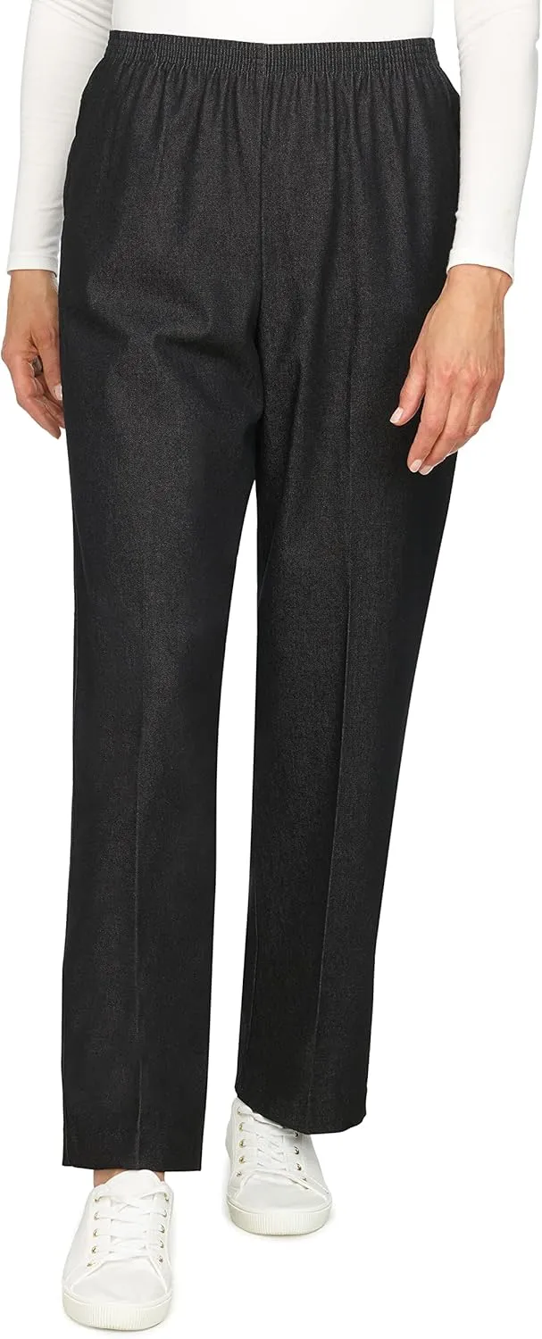 Alfred Dunner Women's Petite Short Denim Jean Pant