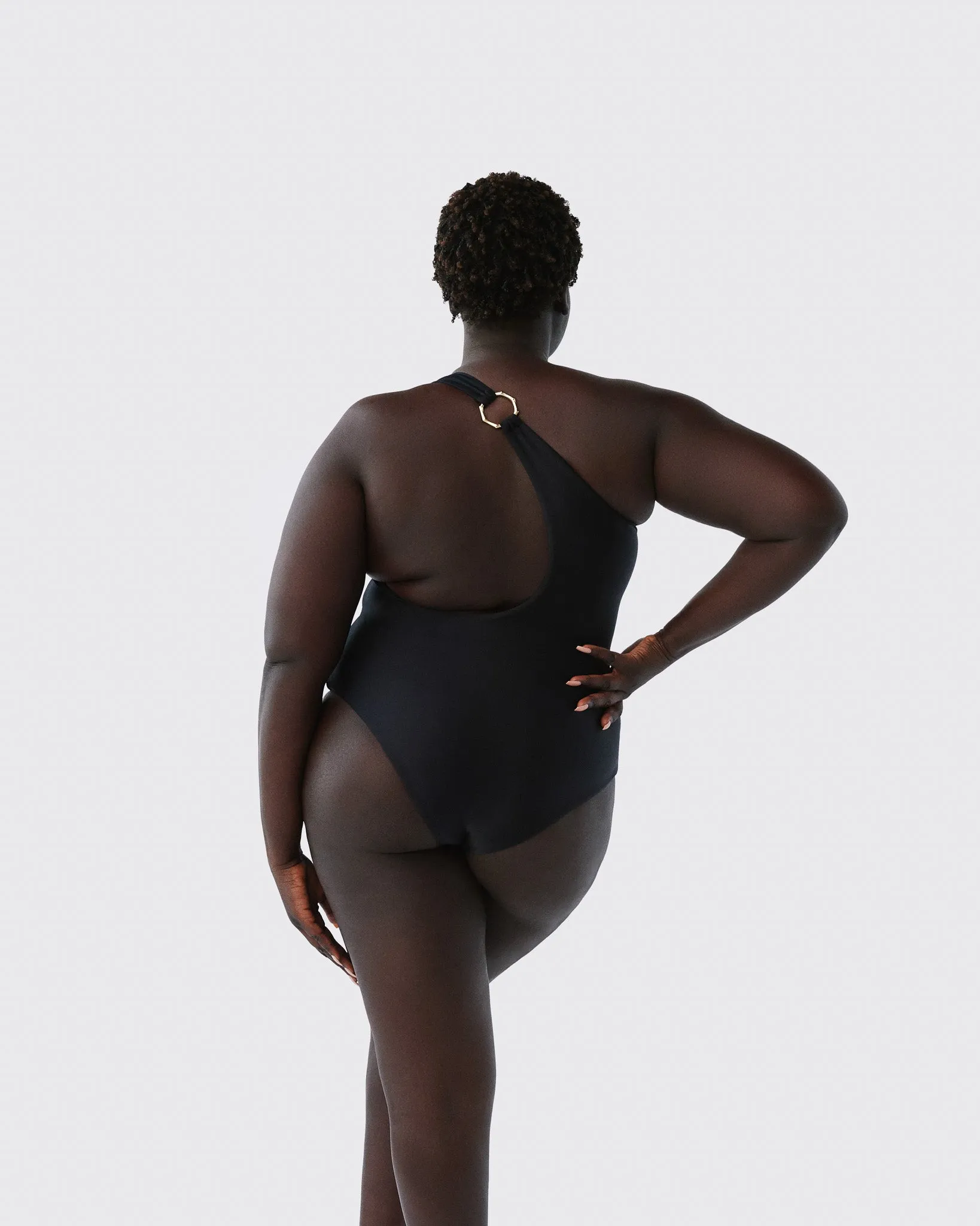 Bamboo B Hoop One-Piece Swimsuit