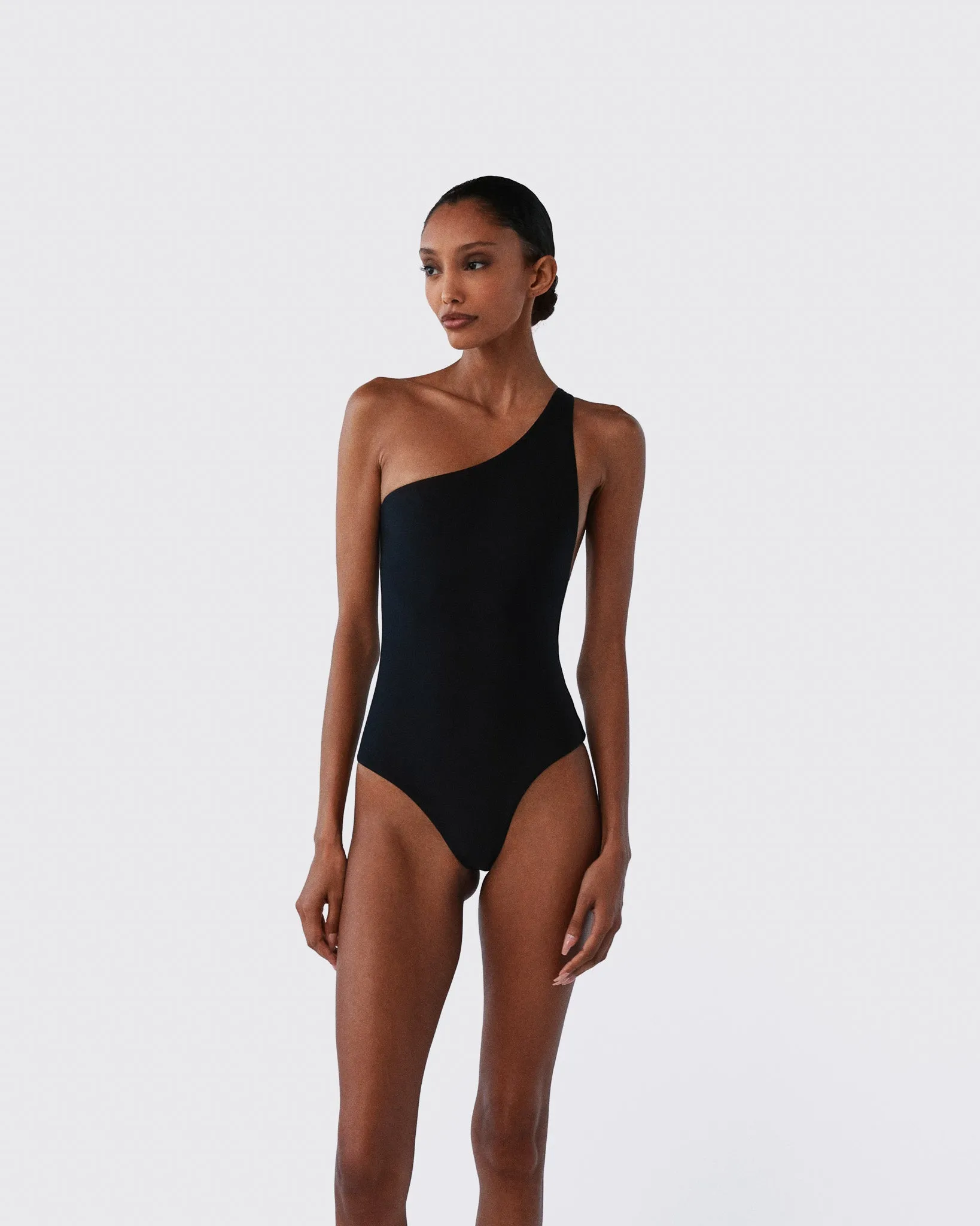 Bamboo B Hoop One-Piece Swimsuit