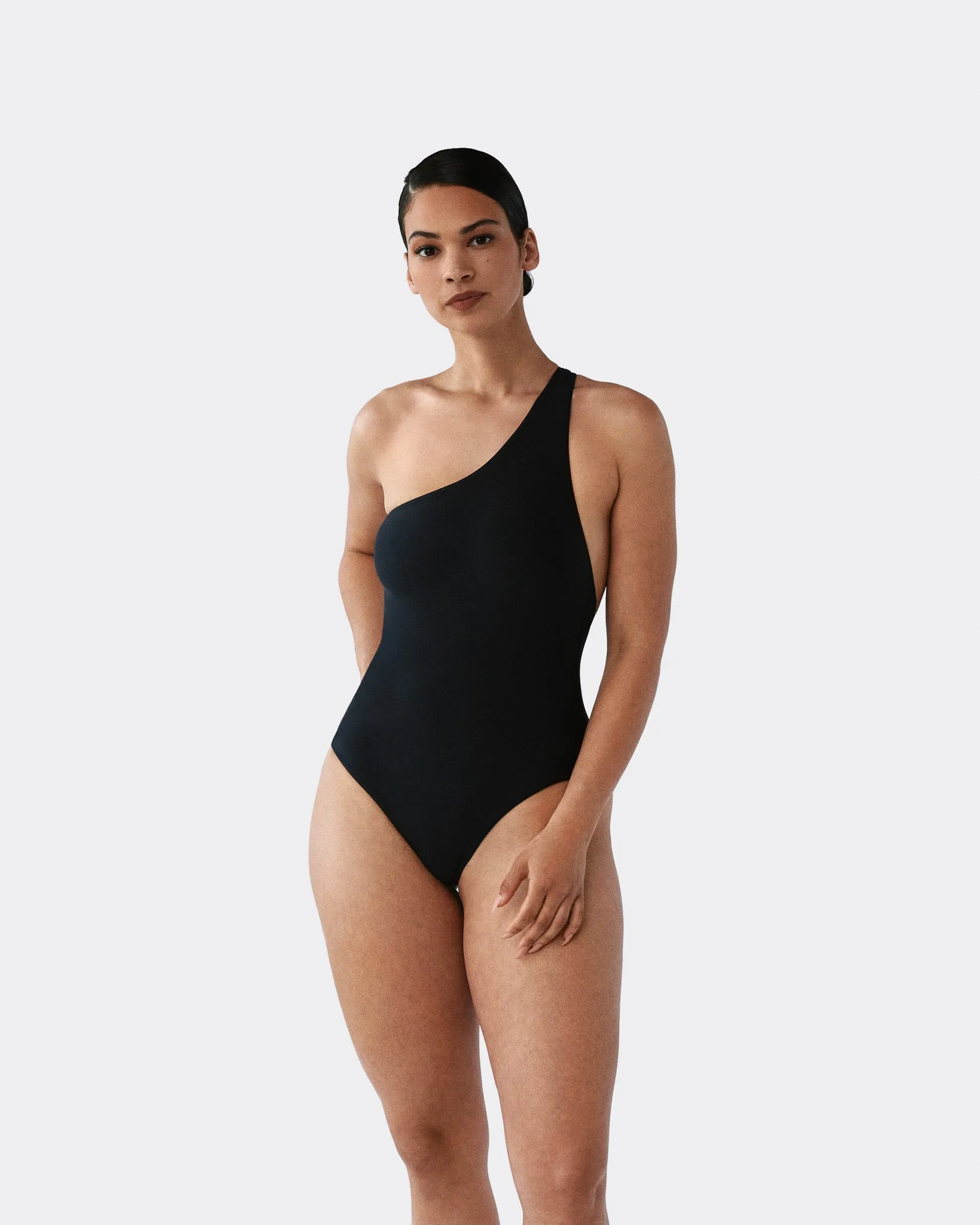 Bamboo B Hoop One-Piece Swimsuit