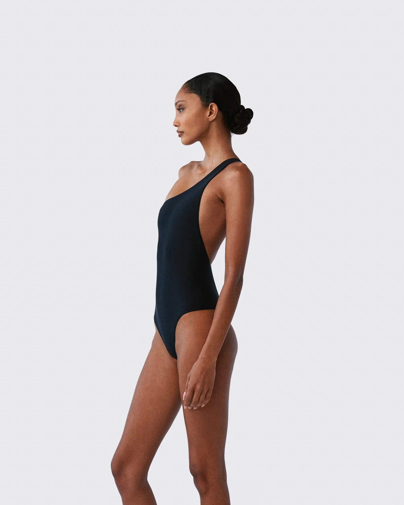 Bamboo B Hoop One-Piece Swimsuit