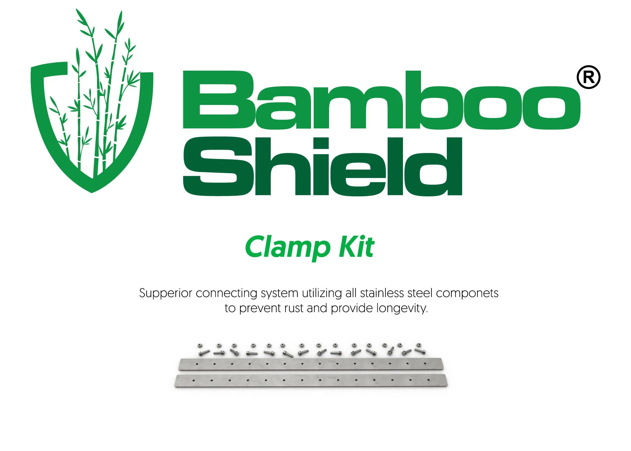 Bamboo Shield - Clamp Kit