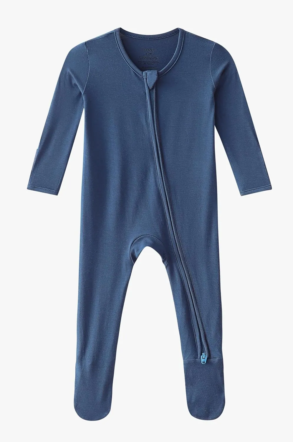 Bamboo Viscose Baby Footed Pajamas - Baby Infant Boys Girls One Piece Romper - Sleep 'N Play PJs