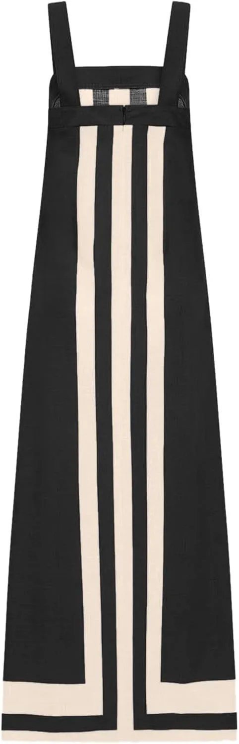 Beach Dresses for Women Casual Sleeveless Strapped Long Sundresses 2025 Summer Boho Vacation Dress