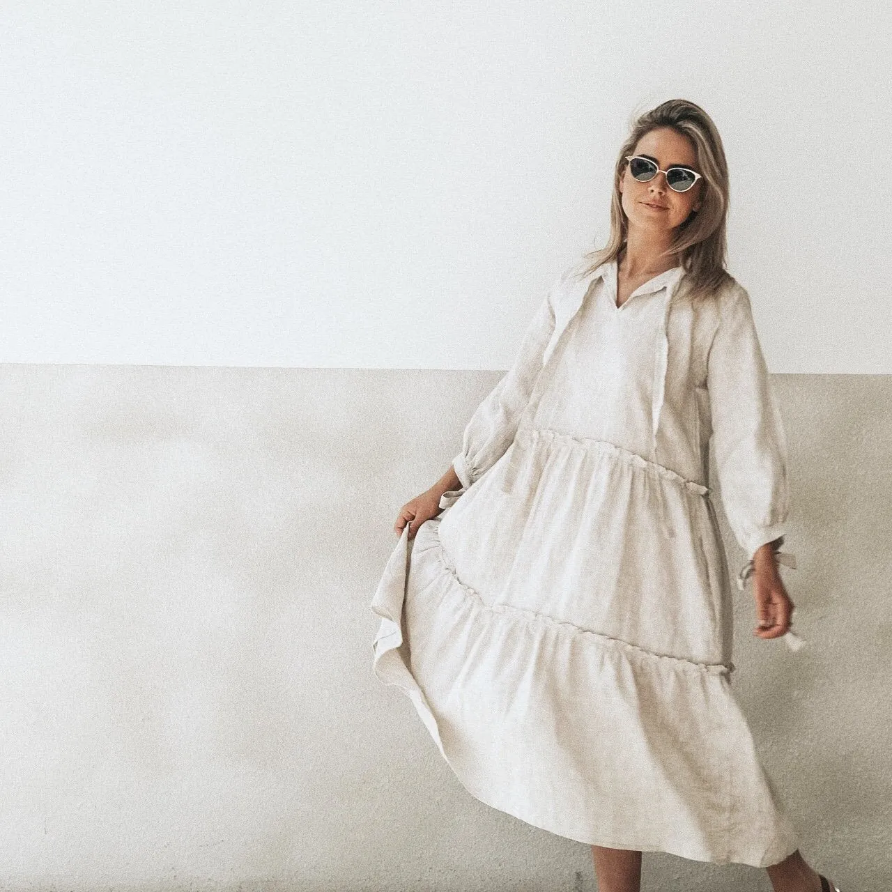 Bellagio Dress - Raspberry Check
