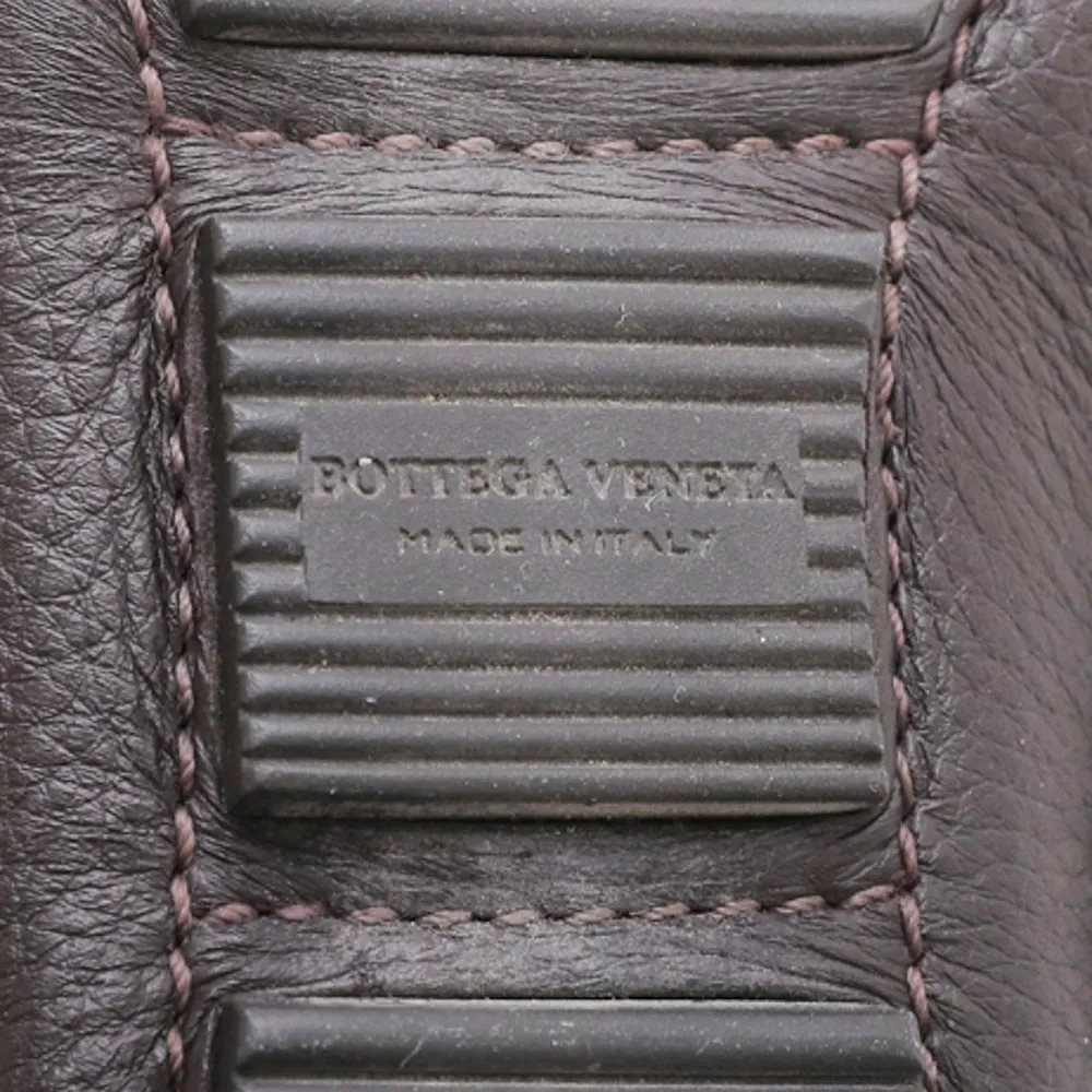 Bottega Veneta Chocolate Brown Intrecciato Bow Loafers 39.5
