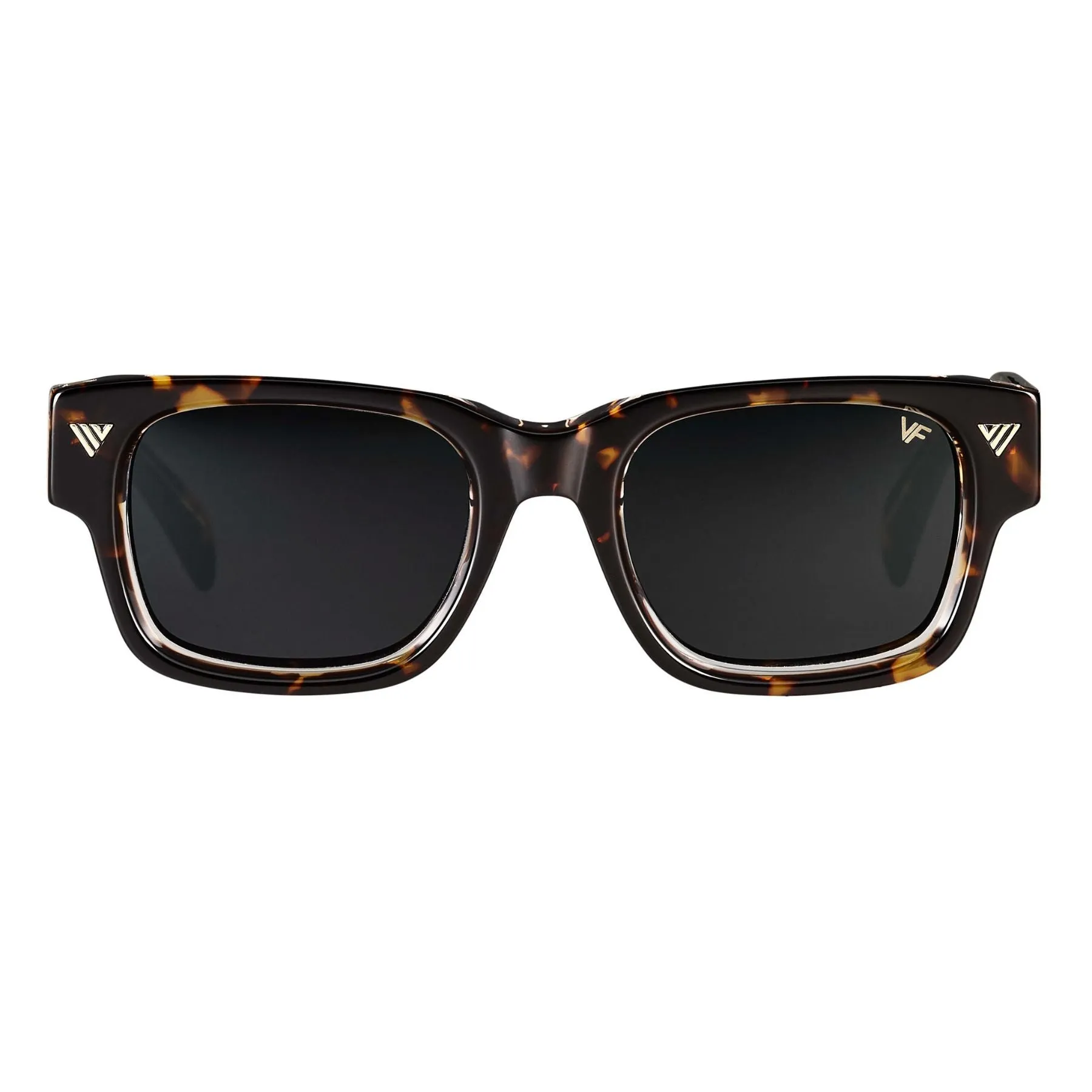 Bowie Brown Tortoise and Clear Acetate