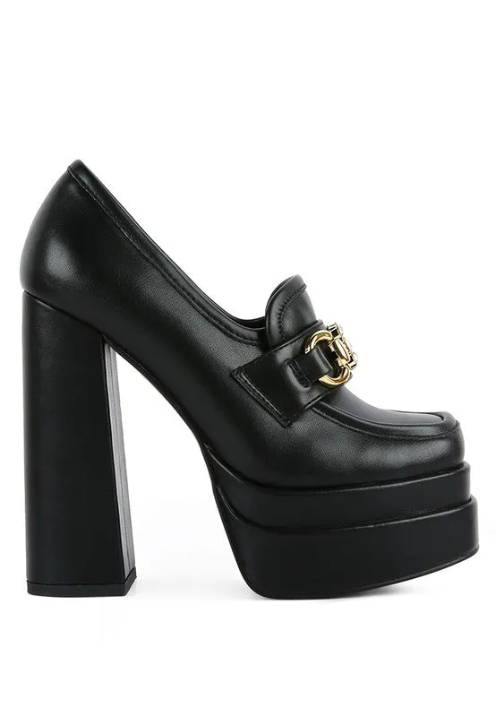 Bratz High Block Heeled Jewel Loafers