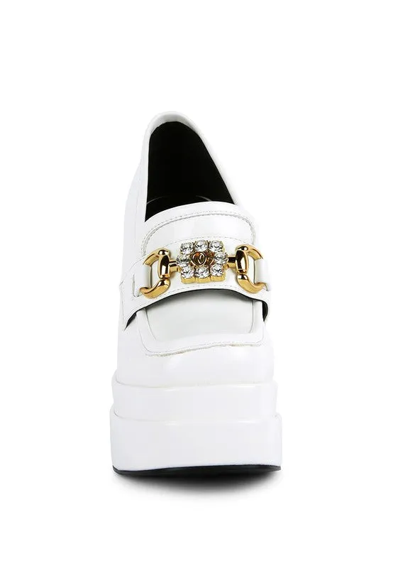 Bratz High Block Heeled Jewel Loafers