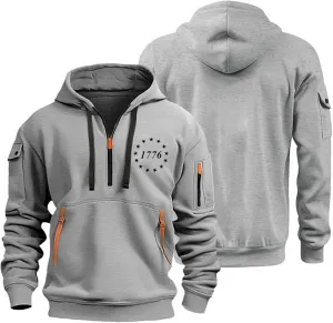 Brunt Hoodies For Men Oversized Long Sleeve Tactical Hoodies: Ugly Sweater Graphic Aztec Vintage Sweater