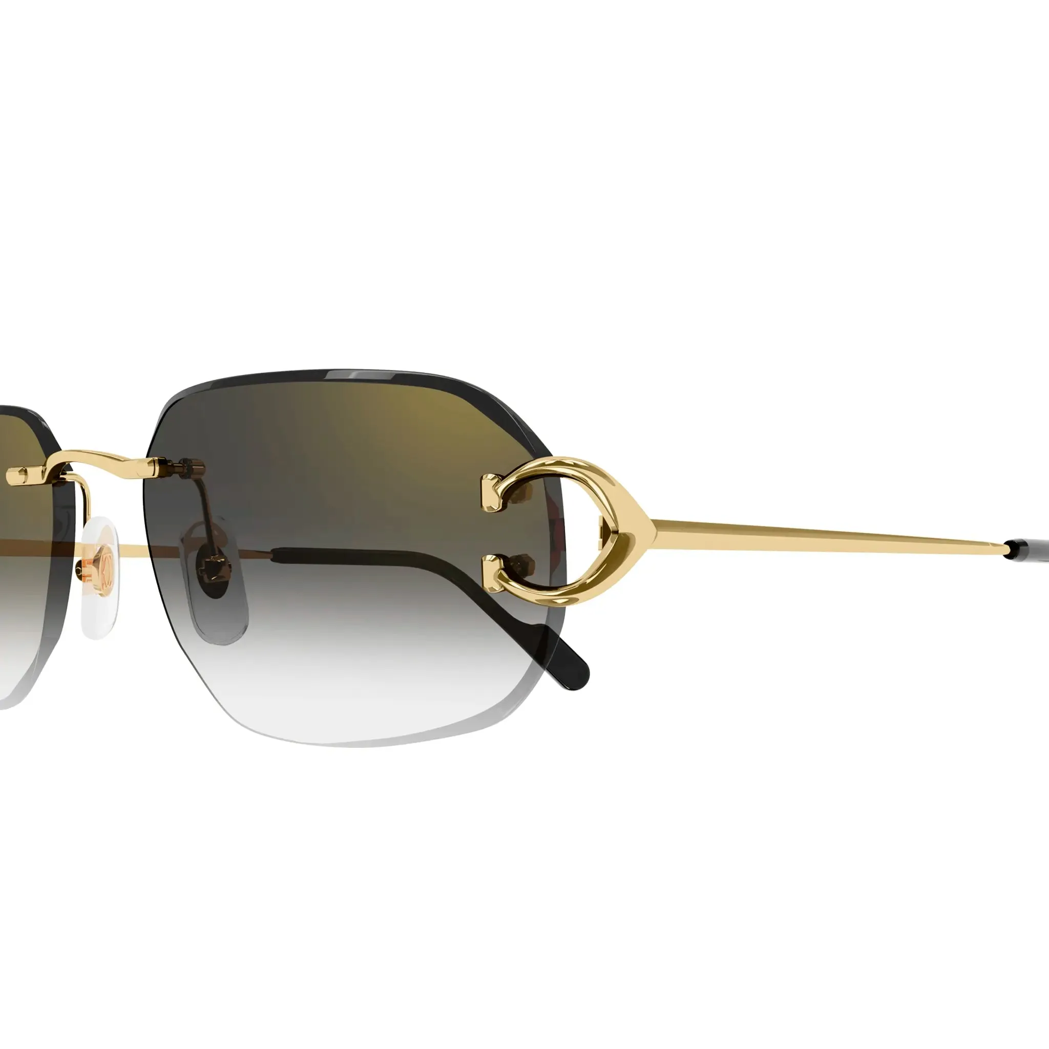 Cartier Eyewear CT0468S-001 Gold Grey Sunglasses