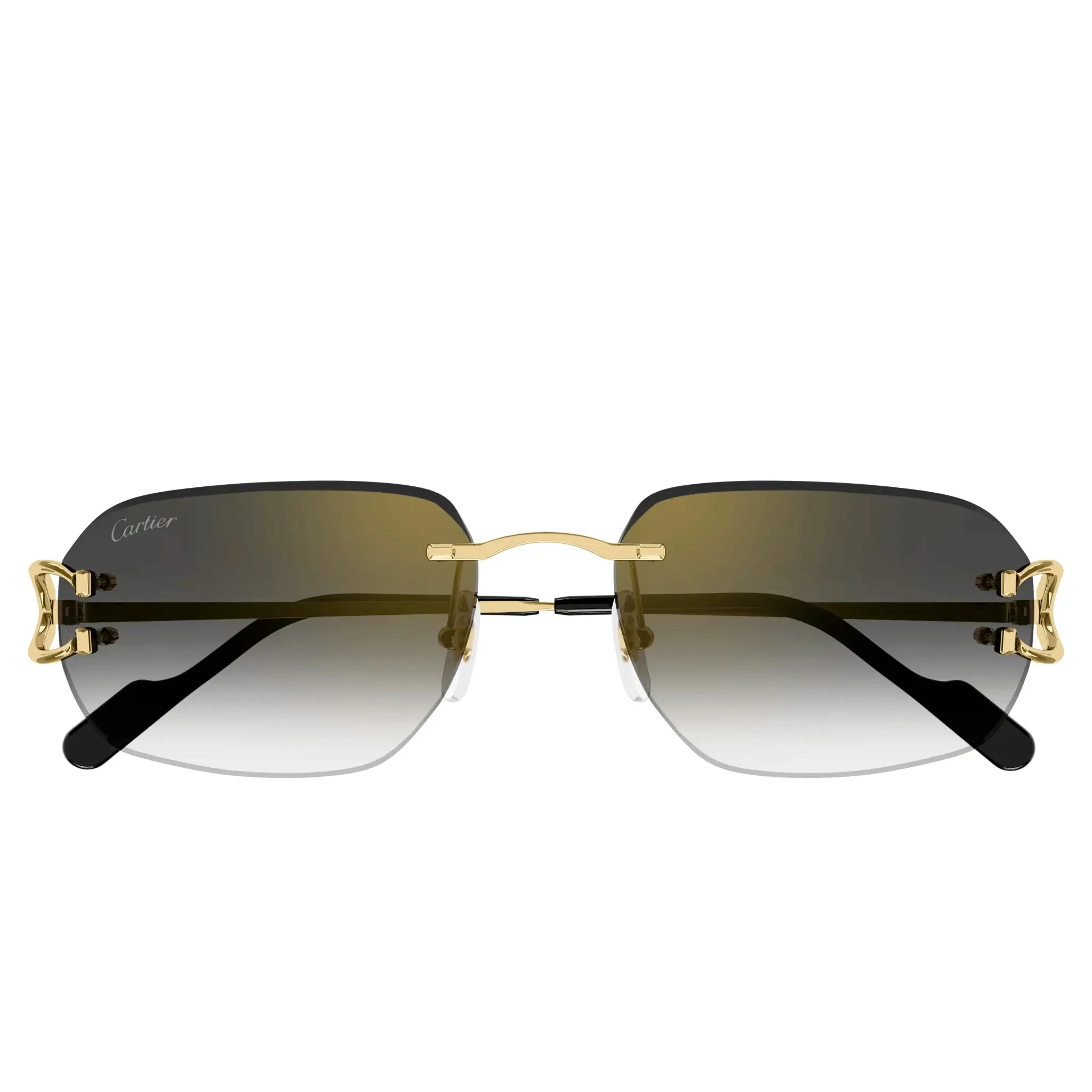 Cartier Eyewear CT0468S-001 Gold Grey Sunglasses