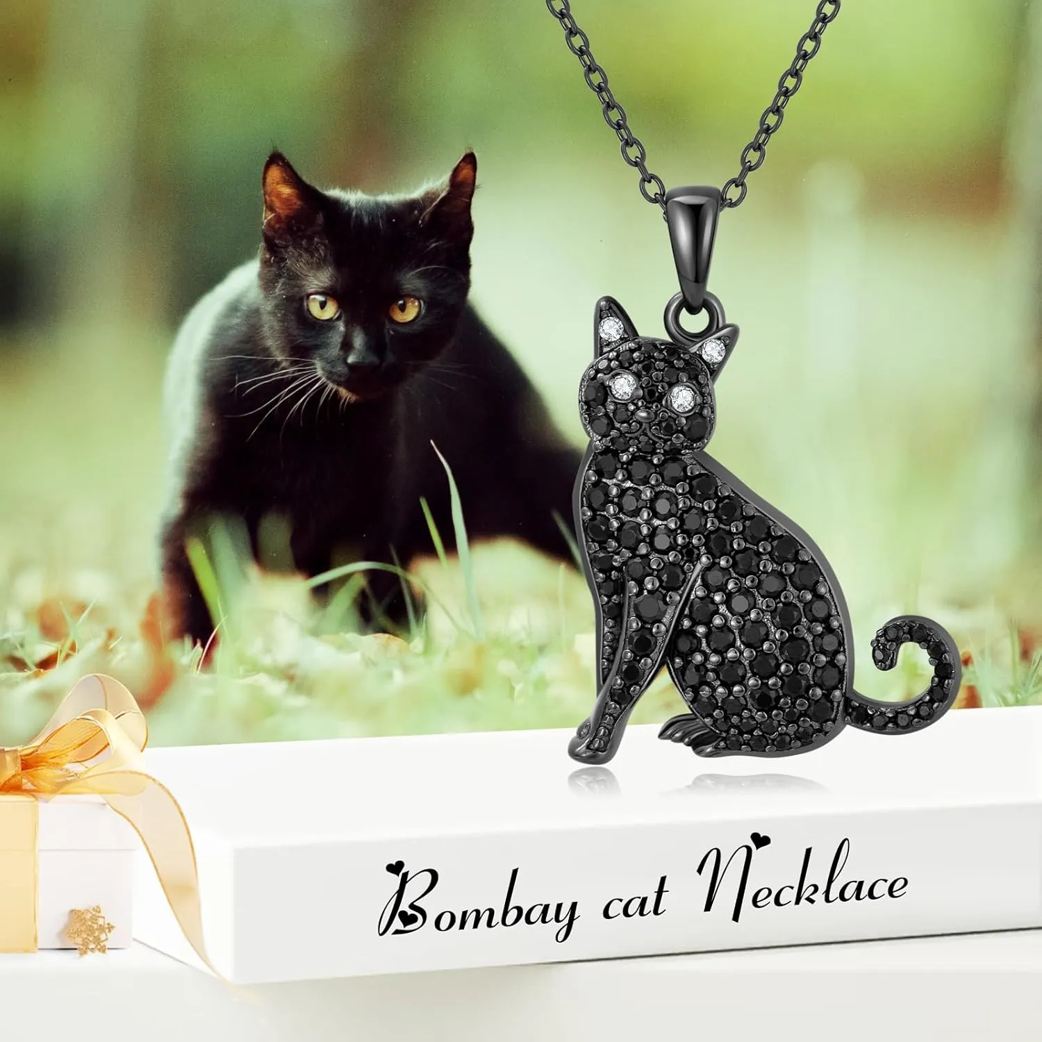 Cat Necklaces 13 Breeds of Cats Necklaces S925 Sterling Silver Cat Pendant for Women