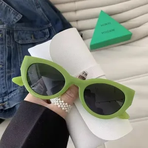 Cat's Eye Designer Vintage Small Framework Stylish Women's Sunglasses