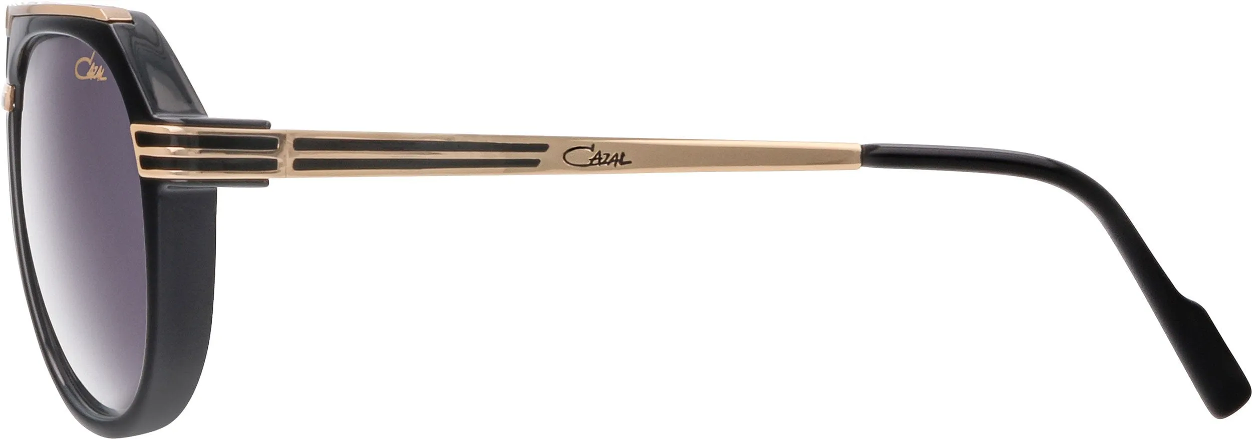 CAZAL 674 001 BLACK GOLD/GREY LENS