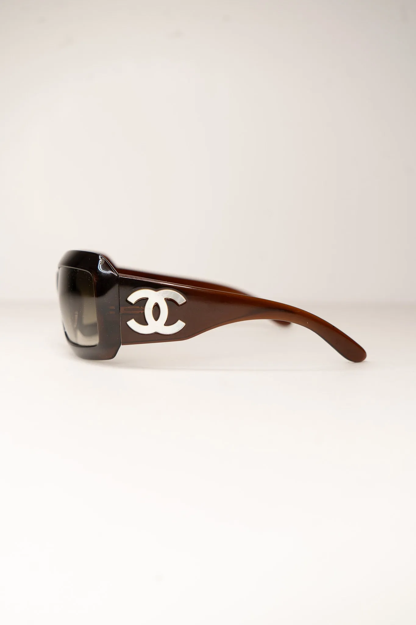 Chanel Brown CC Sunglasses
