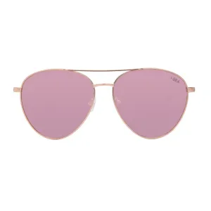 Charlie Sunglasses | Gold/Rose Gold Mirror Polarized