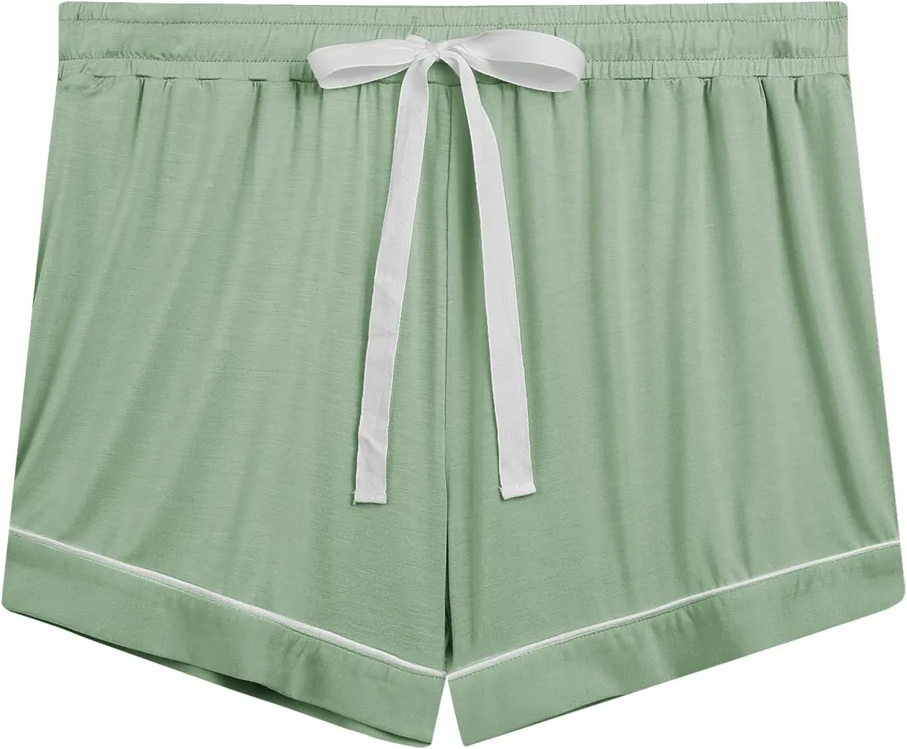 Cherrydew Women Bamboo Viscose Super Soft Comfy Summer Cooling Short Sleeve Button Down Pajama Shorts Set S-XXL