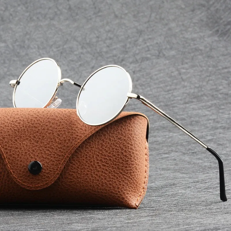 Classic polarized round sunglasses