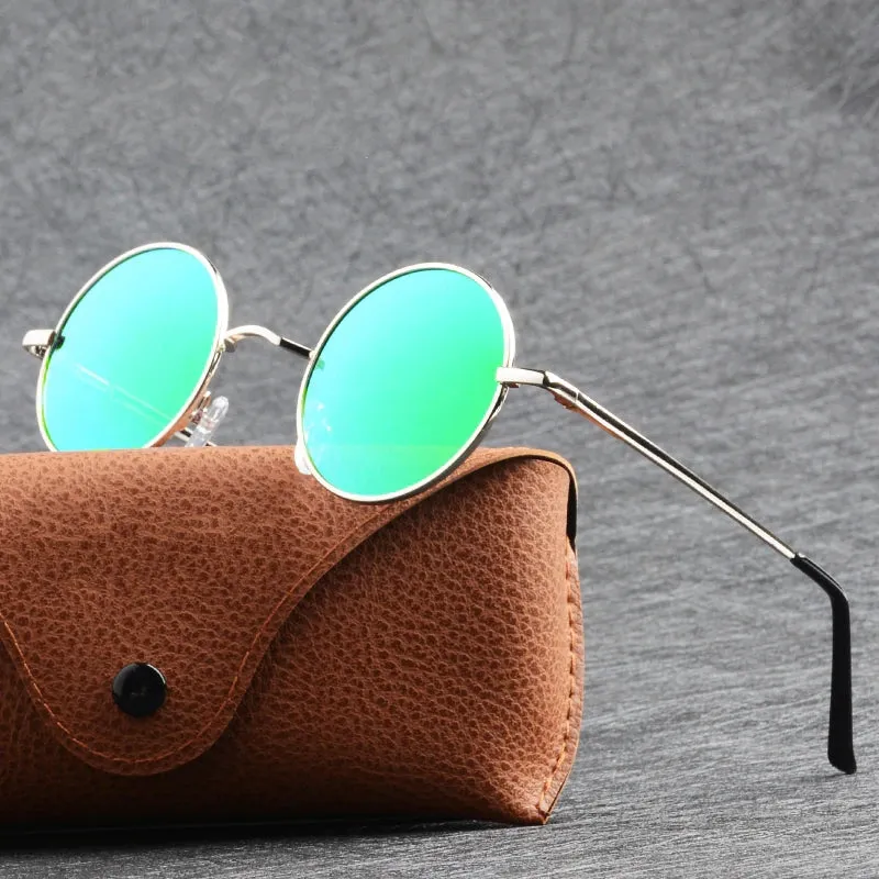 Classic polarized round sunglasses