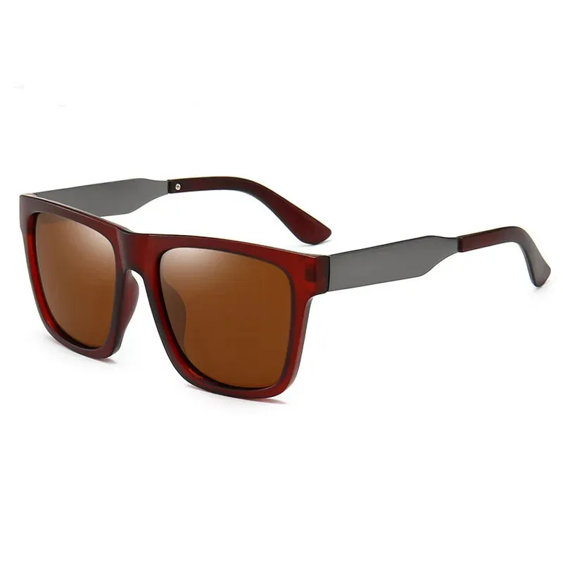 Classic Vintage Men's Polarized Driving Outdoor Windproof Sun UV Resistant Eyewear Sunglasses