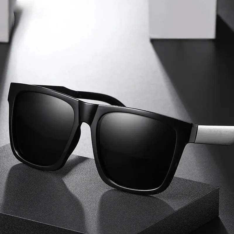 Classic Vintage Men's Polarized Driving Outdoor Windproof Sun UV Resistant Eyewear Sunglasses