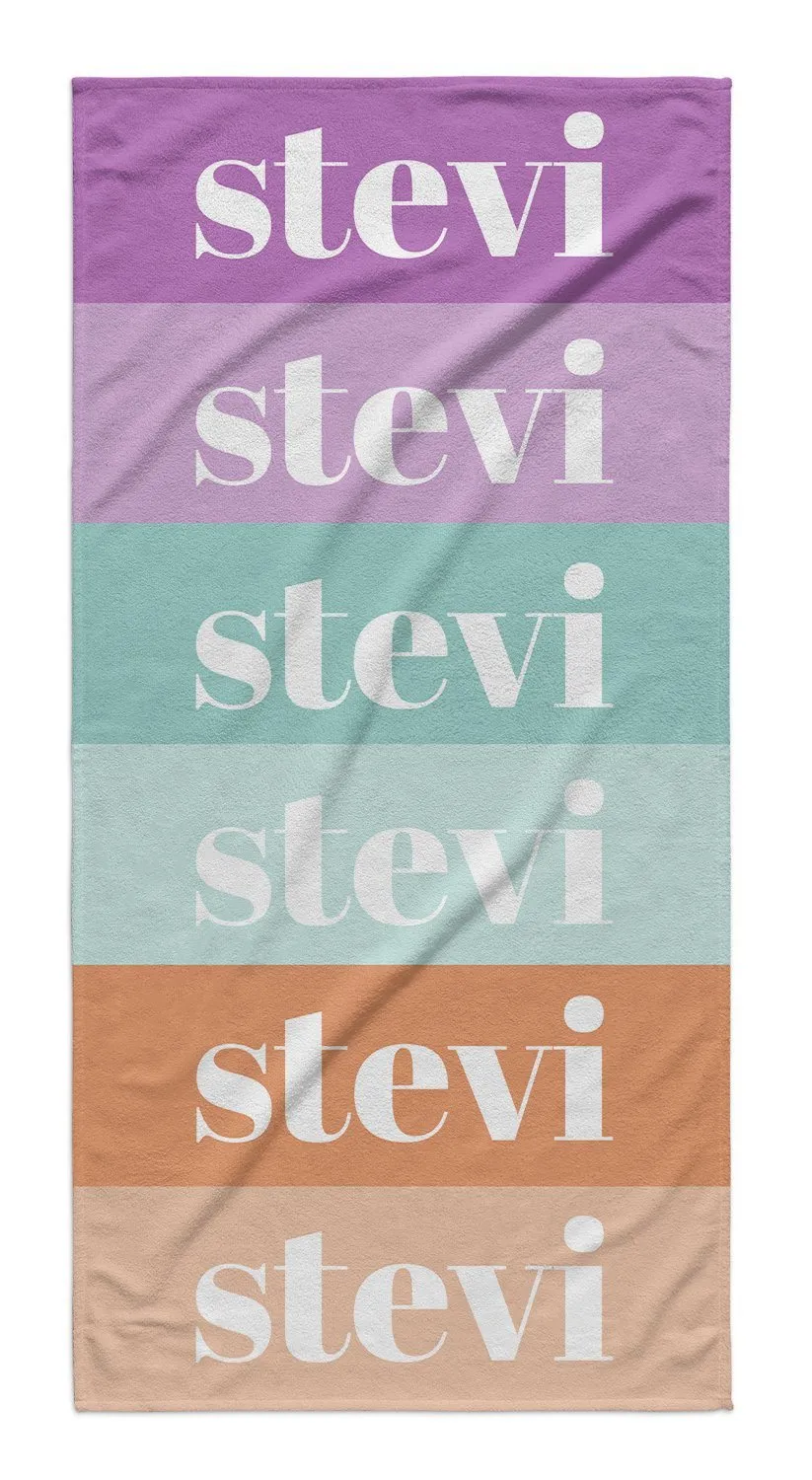 COLOR SWATCH PERSONALIZED  PREMIUM TOWEL