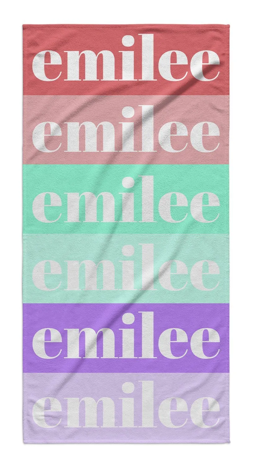 COLOR SWATCH PERSONALIZED  PREMIUM TOWEL