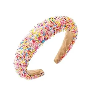 Confetti  Beaded Headband