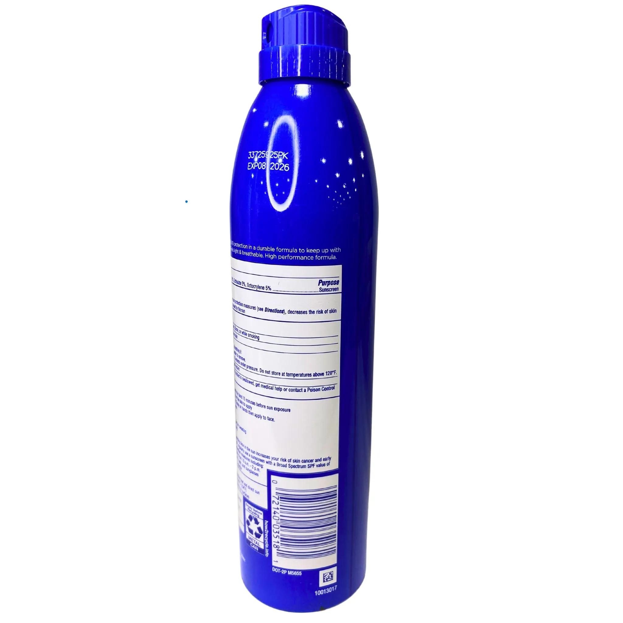 Coppertone Sport Sunscreen Spray SPF 50, 4-in-1 Formula, 8.3 oz - Bulk Lot of 48 Pieces