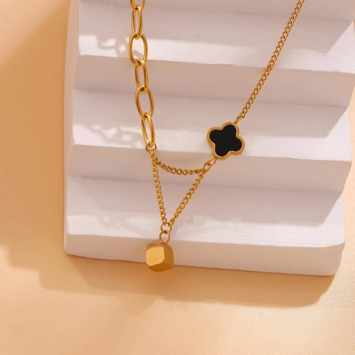 Dainty Gold Pendant Necklace for Women Small Cross Necklace Pearl Necklaces Silver Necklaces