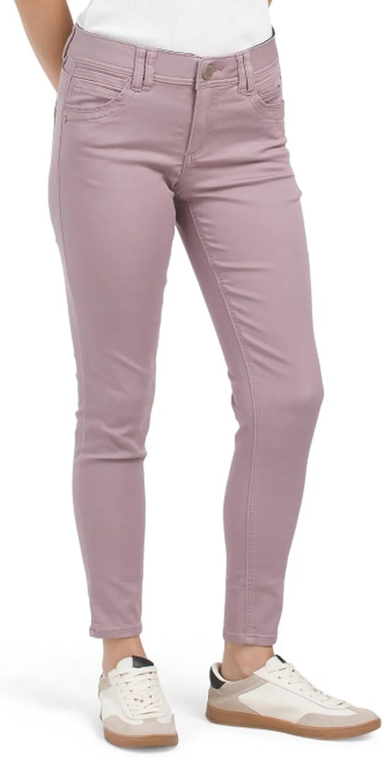 Democracy Women's Petite Ab Solution Straight Leg Jean