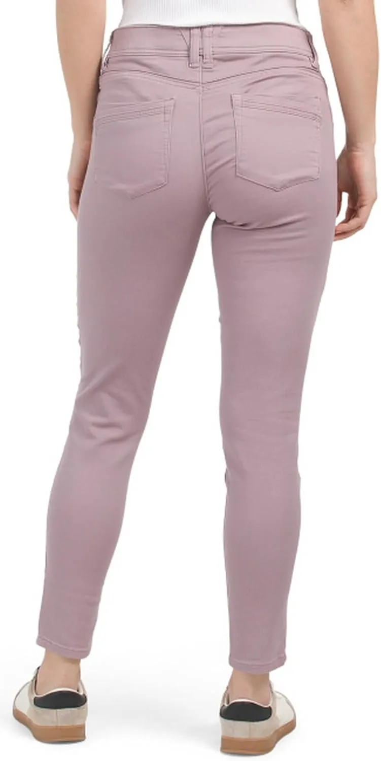 Democracy Women's Petite Ab Solution Straight Leg Jean