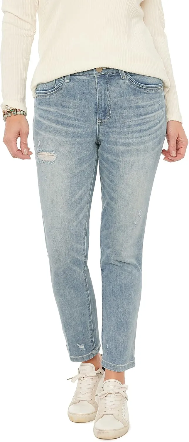 Democracy Women's Petite Ab Solution Vintage Skinny