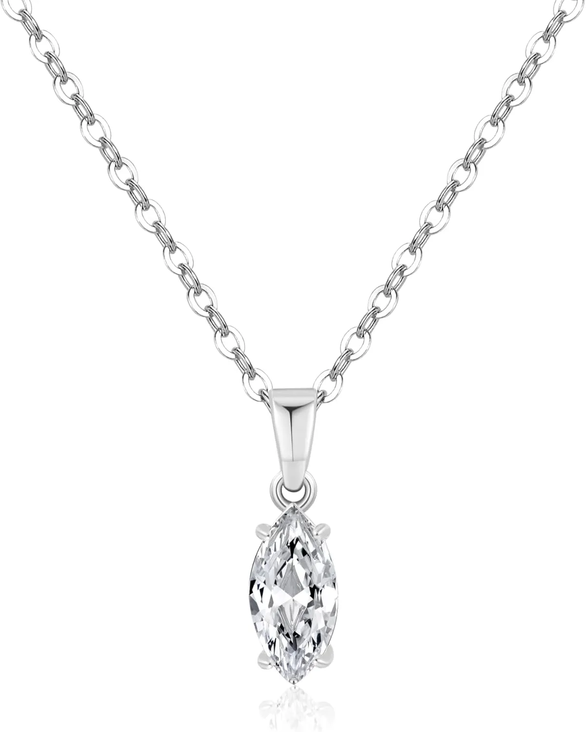 Diamond Necklaces for Women Dainty Choker Necklace Simple 14k Gold Plated CZ Jewelry Necklaces