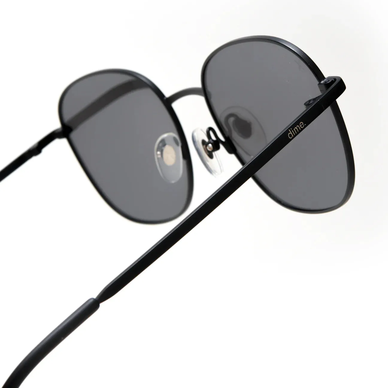 Dime-Avalon Matte black Grey Polarized