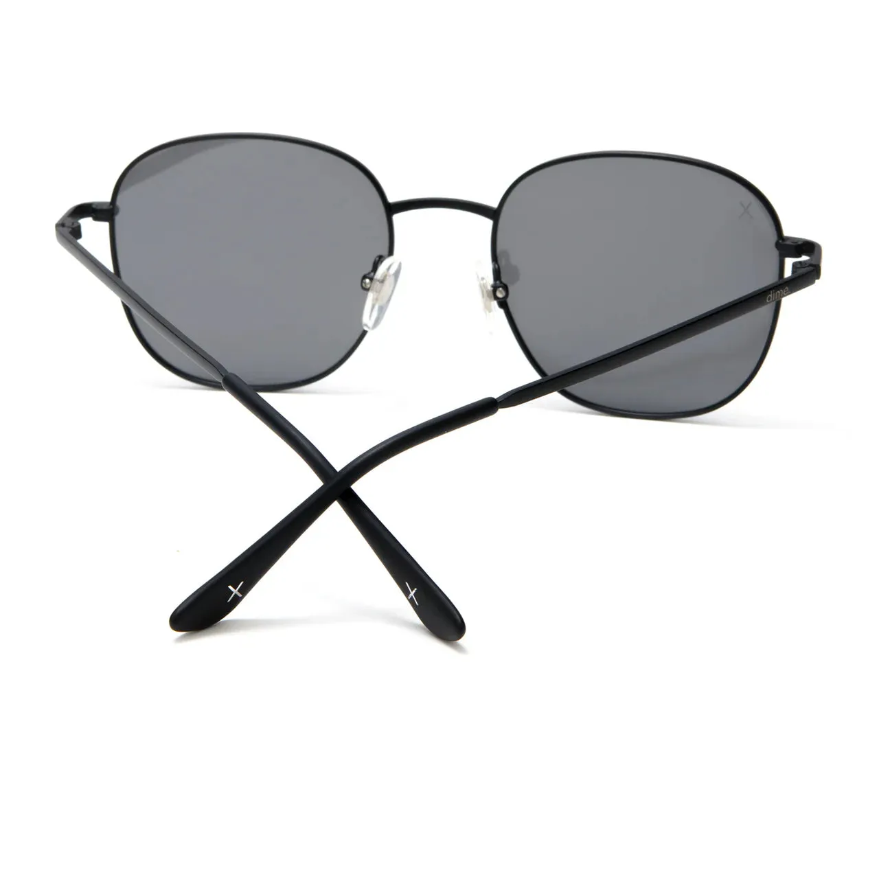 Dime-Avalon Matte black Grey Polarized
