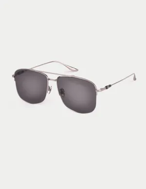 Double Bridge Metal Aviator Sunglasses