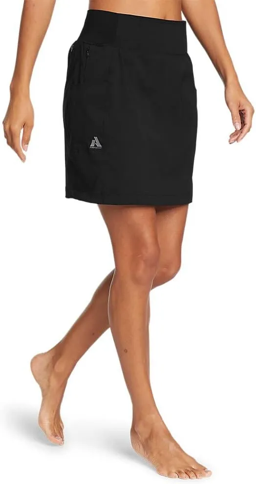 Eddie Bauer Women's Guide Ripstop Skort, Black, 4, Petite