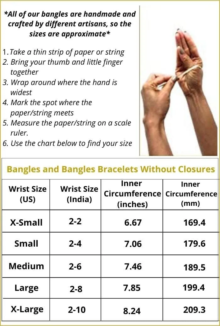 Efulgenz Oxidized Indian Bangles for Women Traditional Silver Tone Oxidized Crystal Bracelet Bangles Oxidised Jewellery Boho Indian Bracelet Bangles Set (6 Pcs)