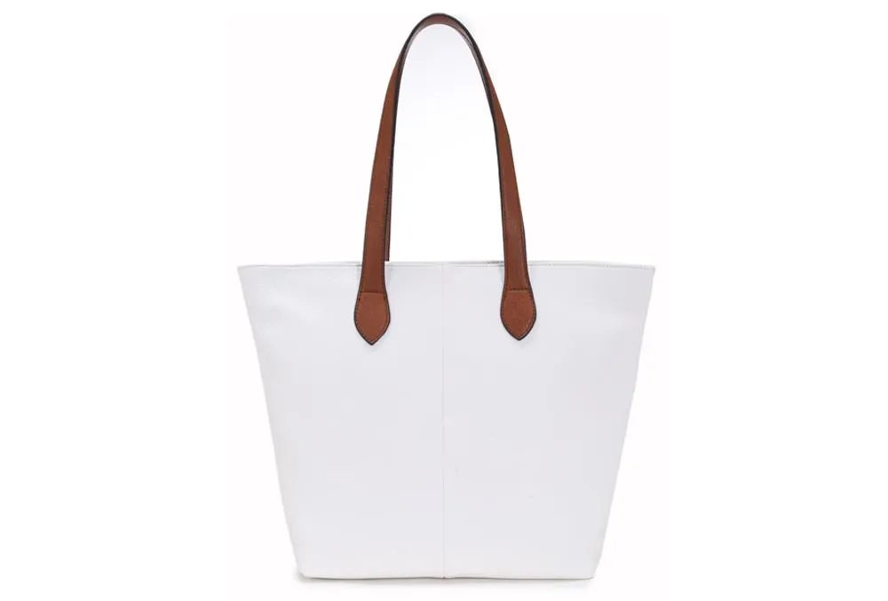 Emily Shopper Handbag White