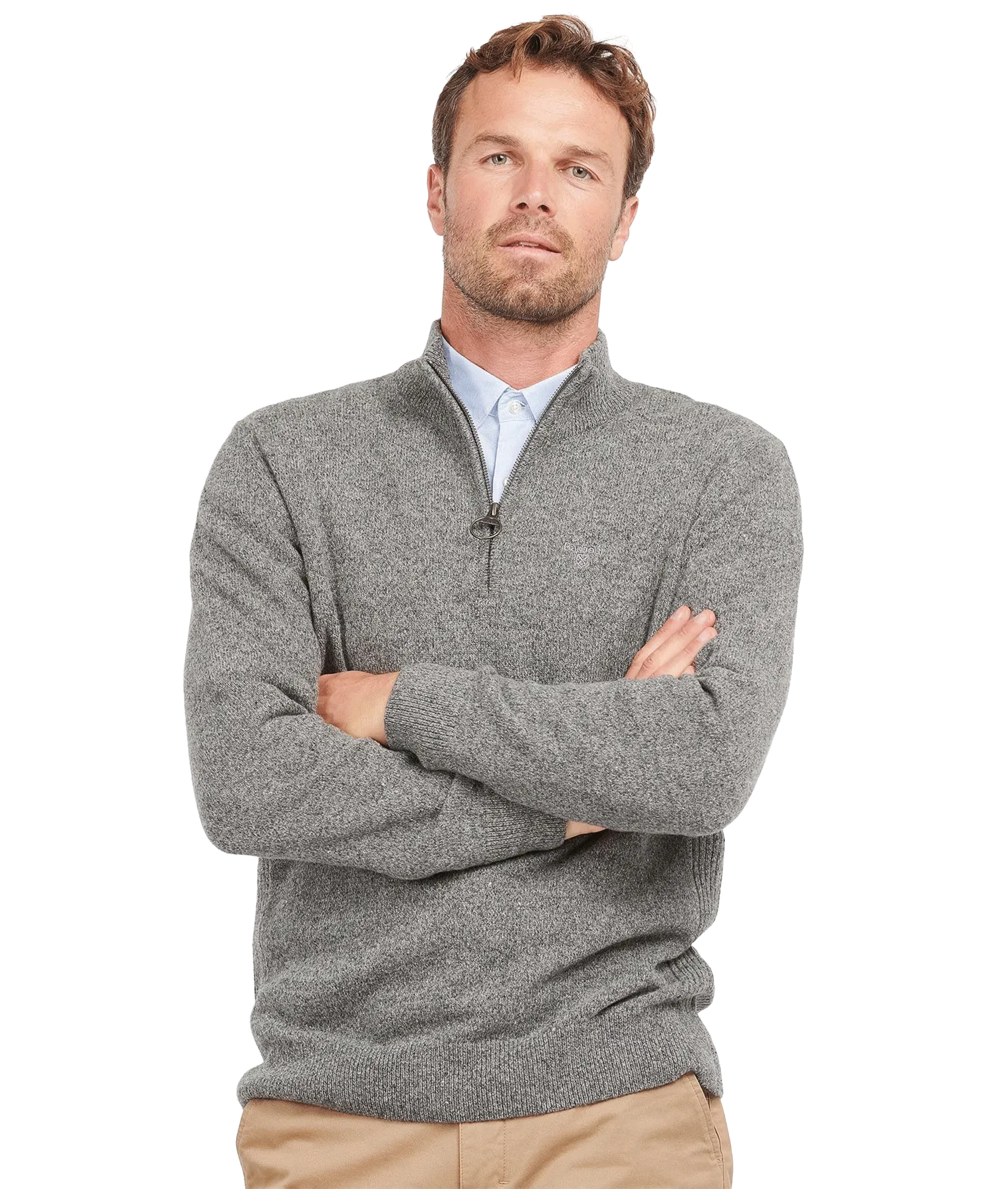 Essential Tisbury Half Zip Sweatshirt - Grey