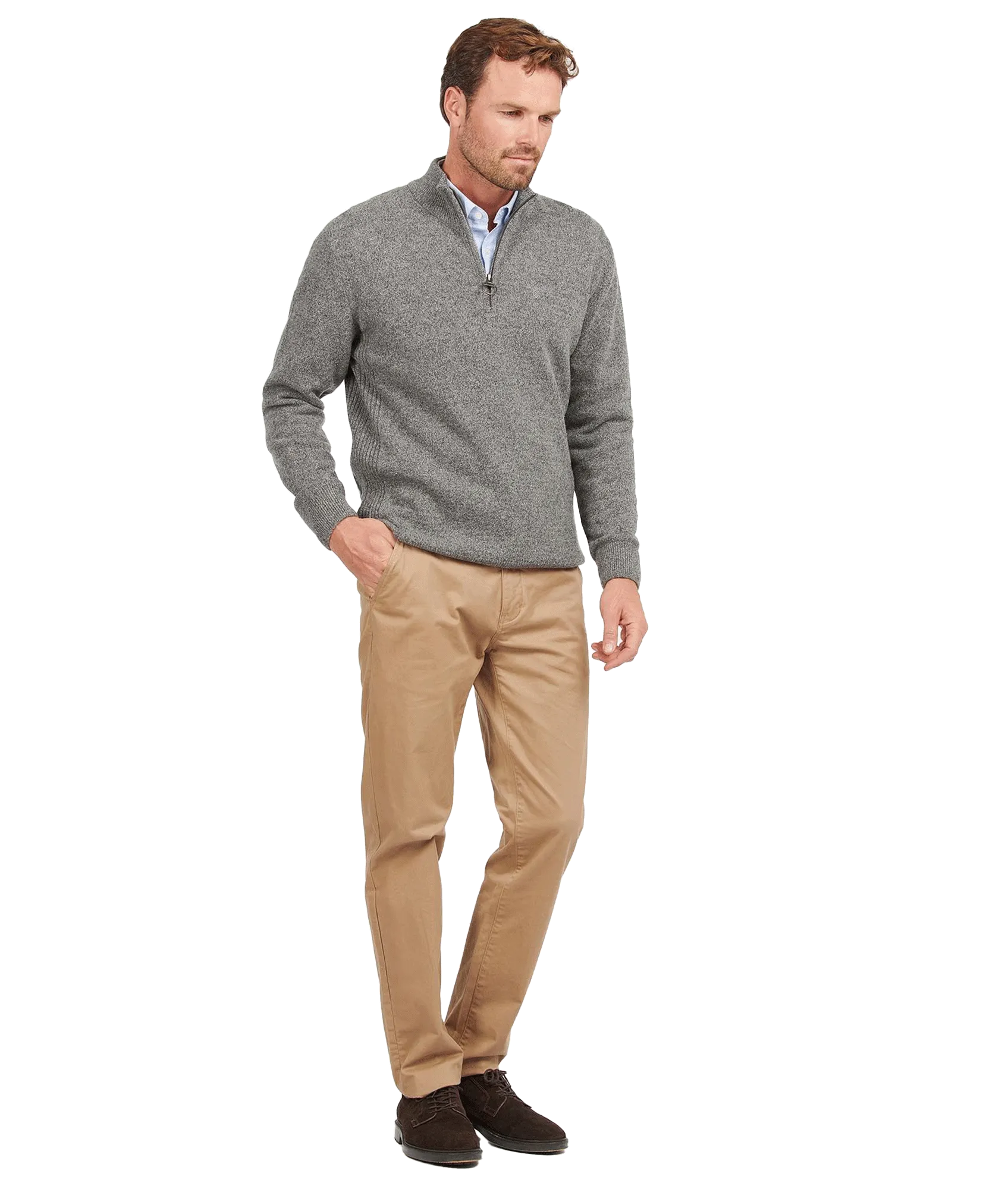 Essential Tisbury Half Zip Sweatshirt - Grey