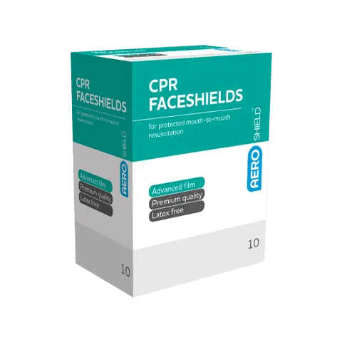 Face Shield CPR Disposable Pkt 10
