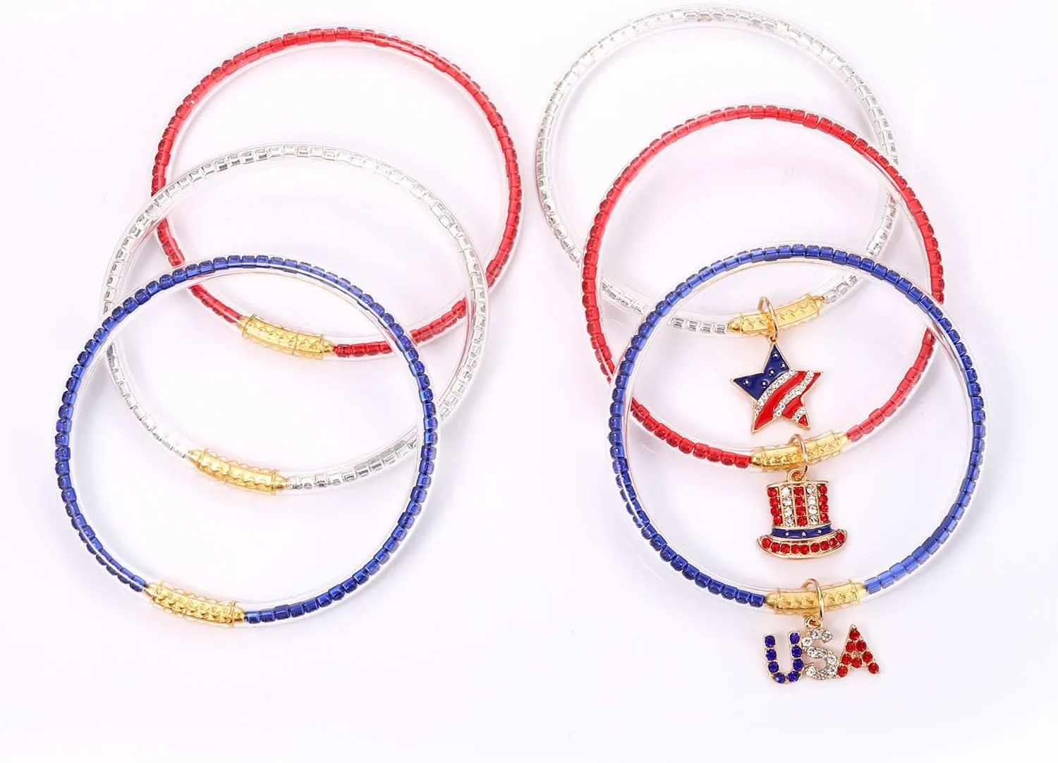 FAERLIIRY Mardi Gras Bracelets Glitter Jelly Bangles Glitter Filled Jelly Silicone Bracelets for Women Girls Bracelets Set for Buddha Girl Waterproof Purple Green Gold Bangles Set