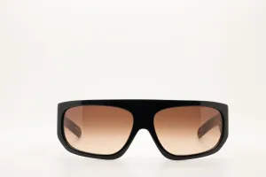 Farah Solid Black/Brown Gradient Sunglasses