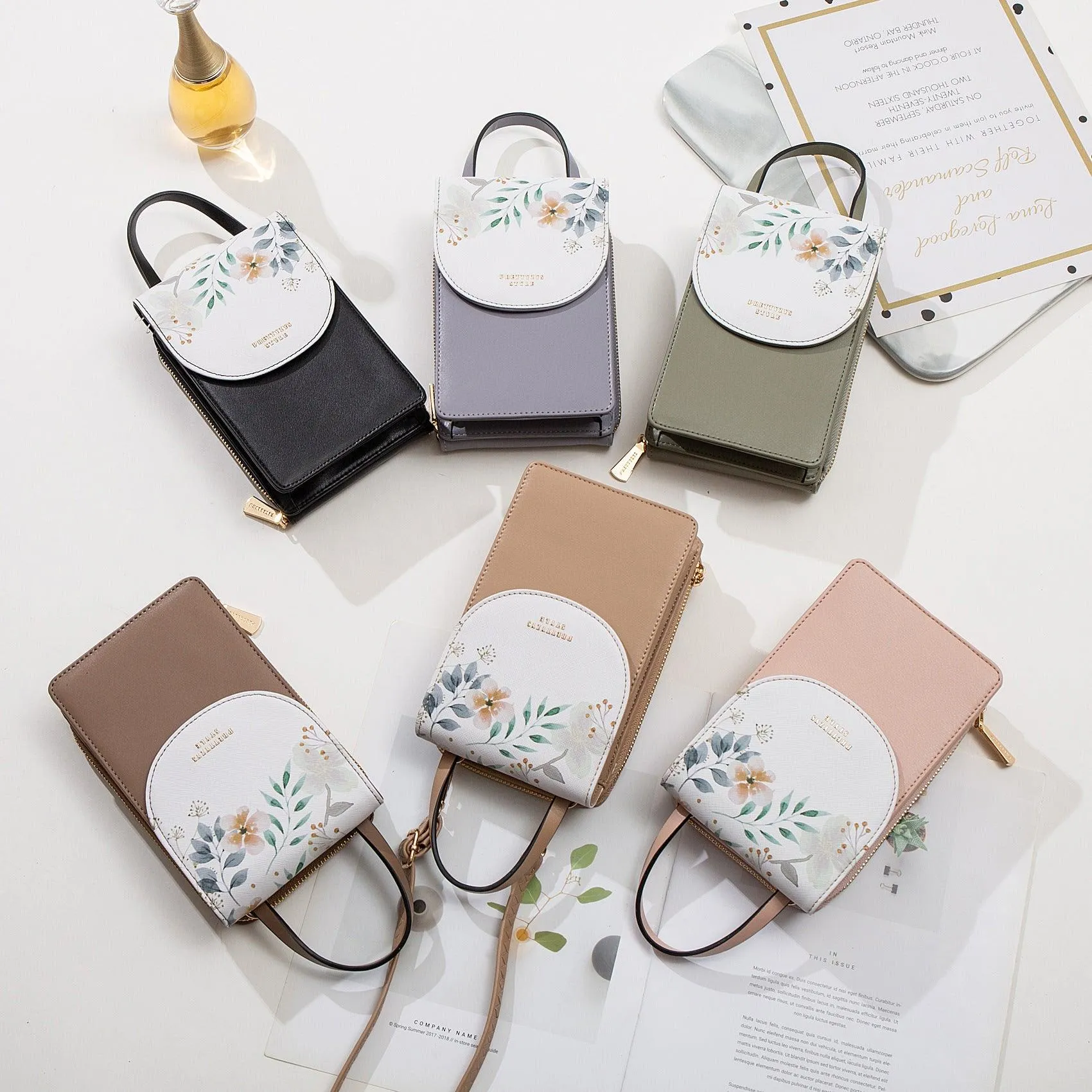 Fashion Simple Printed One-shoulder Messenger Bag