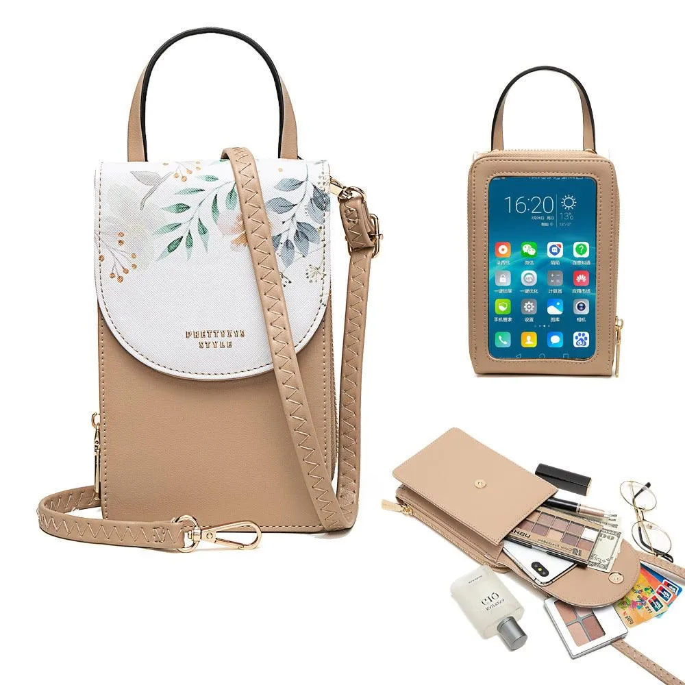 Fashion Simple Printed One-shoulder Messenger Bag